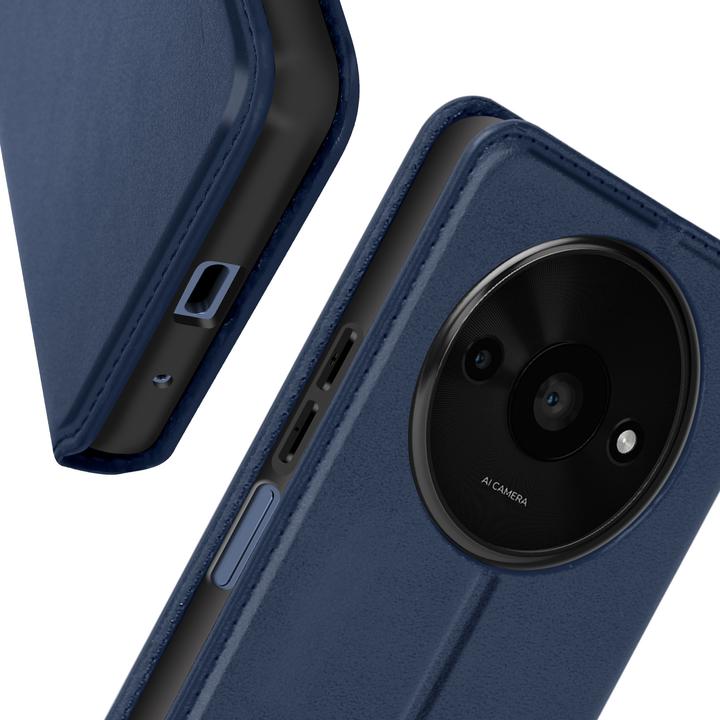 Actual product image Avizar Classic Edition, back cover with magnetic flap Series (Xiaomi Redmi A3)