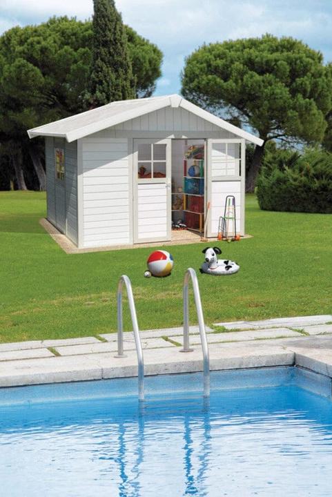 Produktbild Grosfillex Déco Gartenhaus 7,5m2 aus PVC (3,15x2,39m)