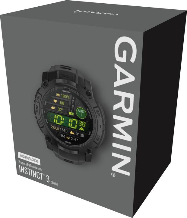 Image du produit Garmin Instinct 3 Amoled Tactical Edition (50 mm)