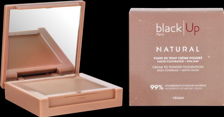 Black Up Full Cover Cream Powder Foundation (#05)