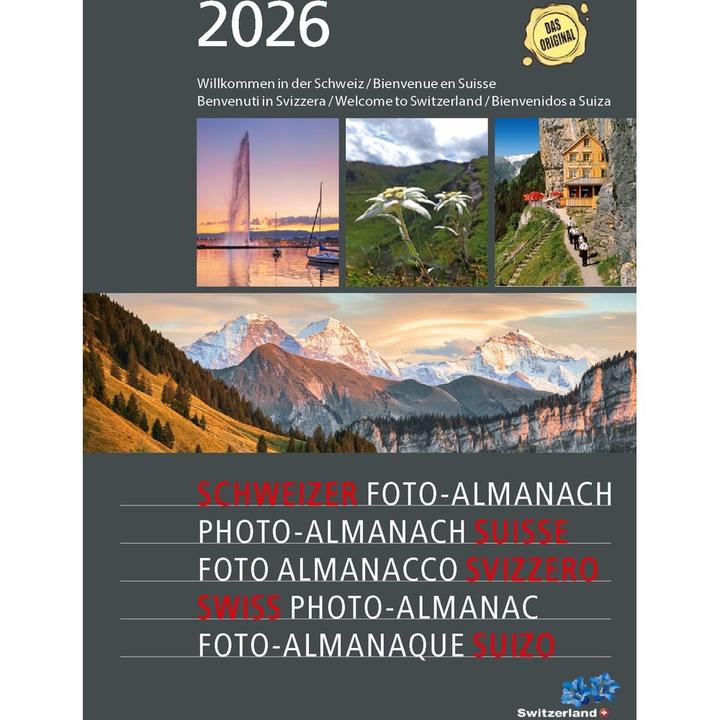 Image du produit Swiss Foto-Almanach 2026 (A5, Italien, Anglais, Allemand, Français)