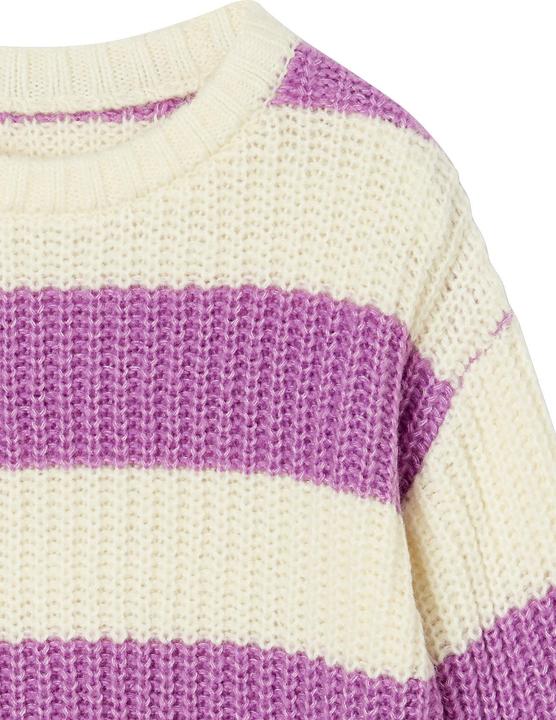 Actual product image Vertbaudet Mädchen Pullover mit breiten Streifen (104)