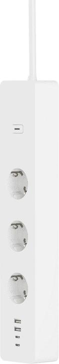 Produktbild Woox R6132 Intelligente Steckerleiste 3 AC-Ausgänge Type F (CEE 7/4) 1,5 m 4 3680 W Weiss (3 x, CEE 7/4, 1.50 m)