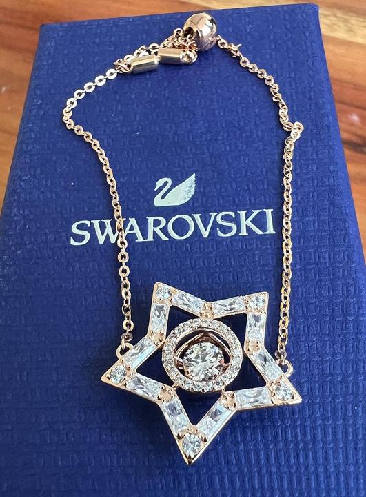Actual product image Swarovski Bracelet Stella rosè 5617882 (24 cm, Metal with rose gold tone alloy coating)