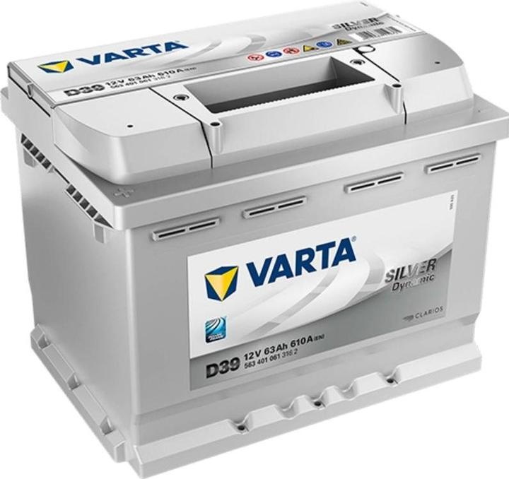 Actual product image Varta Silver Dynamic D39 (12 V, 63 Ah, 610 A)