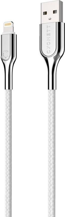 Image du produit Cygnett Câble blindé Lightning vers USB-A 2M -Wh (2 m, USB 3.0, 12 W)