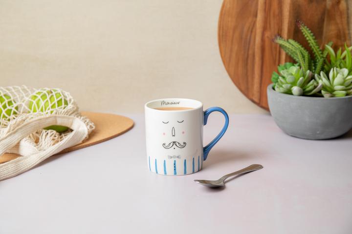 Actual product image Mikasa Monsieur Straight-Sided Porcelain Mug, 280ml (280 ml)
