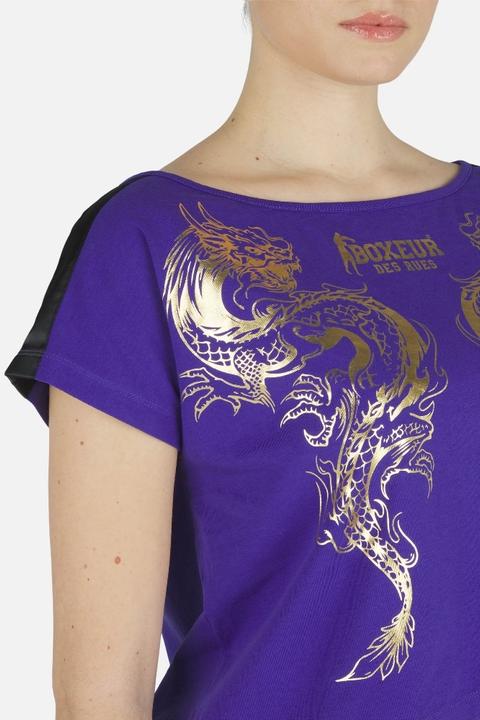 Actual product image Boxeur des Rues Dragon Print T-Shirt (XL)