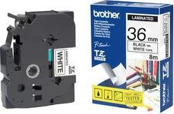 Actual product image Brother Tze-261 (3.60 cm, Black, White)