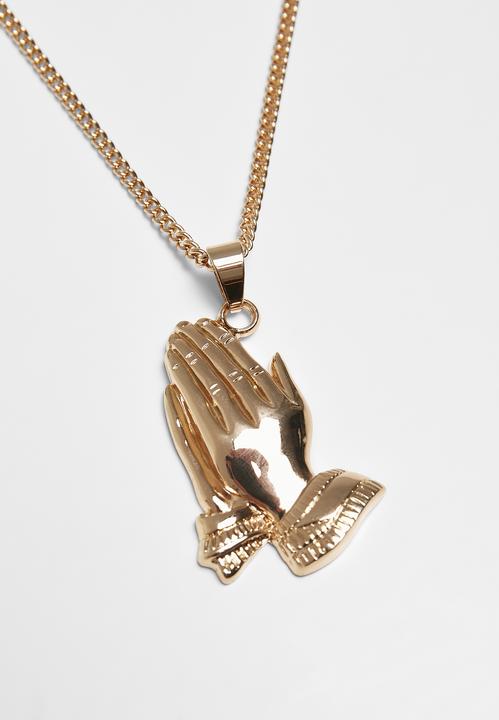 Produktbild Urban Classics Pray Hands Necklace (60% Zink, 40% Eisen)