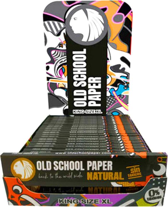 Produktbild Old School Paper Old School Papers Natural King Size Xl Box 25pcs