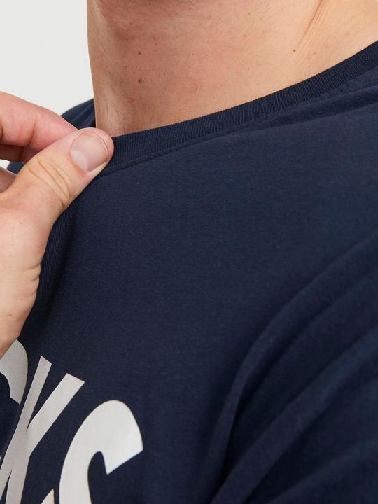 Actual product image Jack & Jones Logo print plus size T-shirt (4XL)