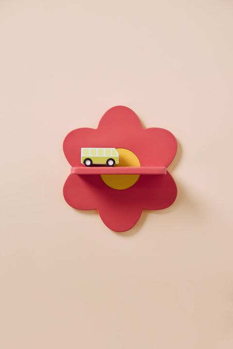 Image du produit Kids Concept étagère murale rose en forme de fleur