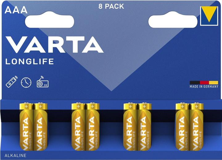 Varta Longlife (8 pz., AAA, 1200 mAh)