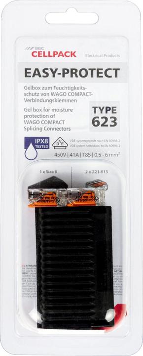 Actual product image CellPack Gel Box 623, IPx8, with Wago Compact terminals
