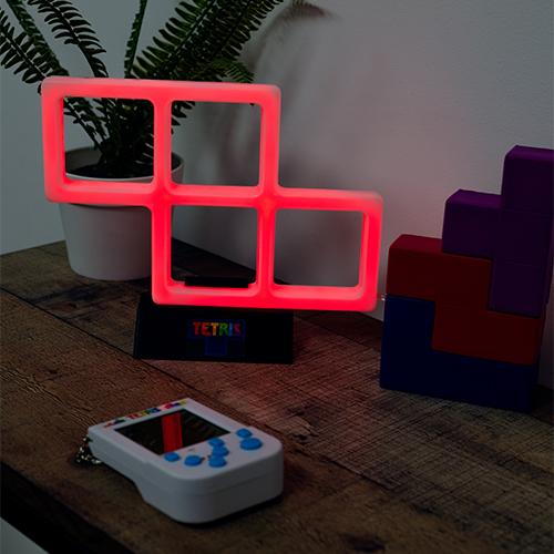 Image du produit Fizz Creations Tetris Red Z Tetrimino Neon Light Retro Gaming Lamp | Officially Licensed | USB Power