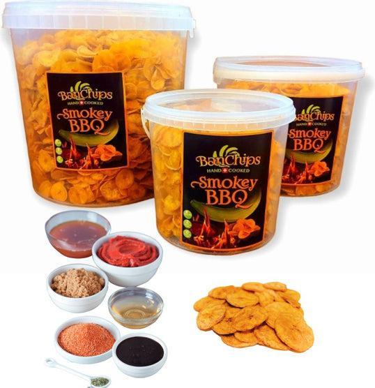 Produktbild BanChips Bananenchips Smokey BBQ 500 g (500 g)