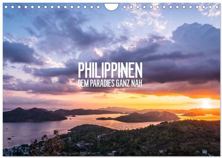 Image du produit Philippinen Foto Wandkalender 2025 (Wandkalender 2025 DIN A4 quer), Monatskalender (A4, Allemand)