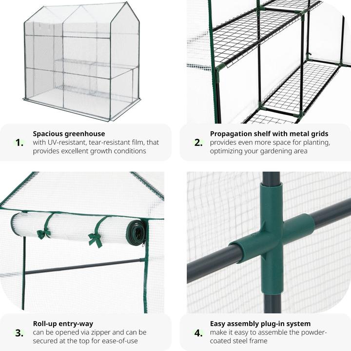 Actual product image tectake Greenhouse