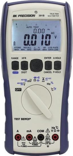 Image du produit BK Precision Multimètre numérique, IR-USB True-RMS 1kV 10A 100kHz 40MOhm 40000uF (CAT IV 600V, CAT III)