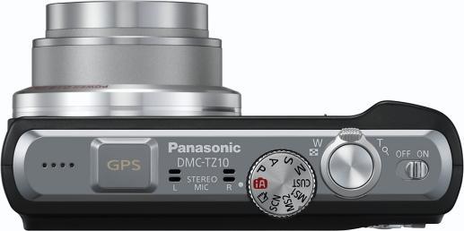 Produktbild Panasonic Lumix TZ10, 12MPixel, 12xWW-Zoom, GPS, Schwarz (1/2,3'')