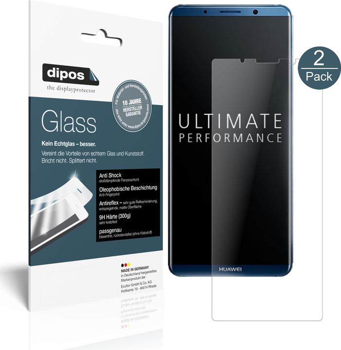 Actual product image Dipos Screen Protector Anti-Shock (2 Piece, Mate 10 Pro)