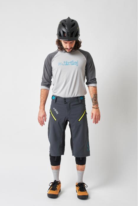 dirtlej Trailscout Shorts Waterproof, blau/lime, L (L)
