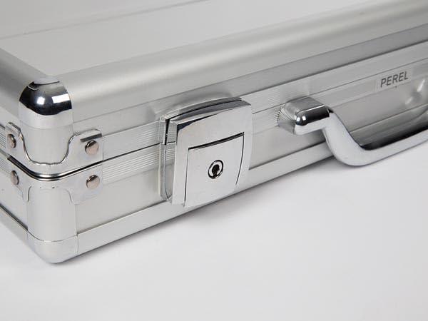 Immagine prodotto Perel Custodia in alluminio per laptop - 425 x 305 x 80 mm - 10,3 L (10.30 l)
