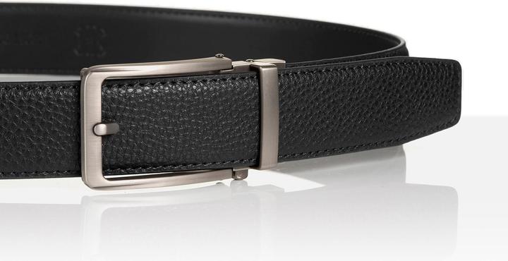 Immagine prodotto Monti Cintura in pelle YALE larga 3,5 cm, fibbia automatica, variabile in continuo (120)