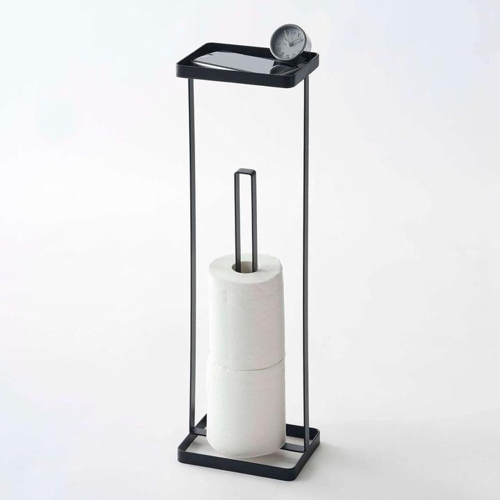 Actual product image Yamazaki Toilet roll holder with shelf TOWER