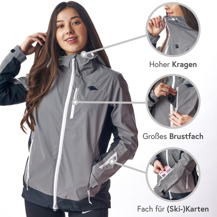 Produktbild Valkental Funktionale & reflektierende Softshelljacke für Outdooraktivitäten - Damen (XXL)