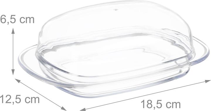 Actual product image Relaxdays 3x butter dish