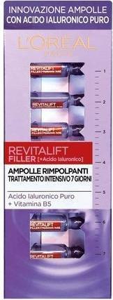 Immagine prodotto L'Oréal Paris Revitalift Filler Antirughe Concentrato di Acido Ialuronico Puro e Vitamina B5 1.3ml (7 ml)
