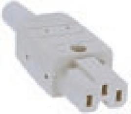 Actual product image Bachmann 916.970 Electrical Mains Plug C15 Grey