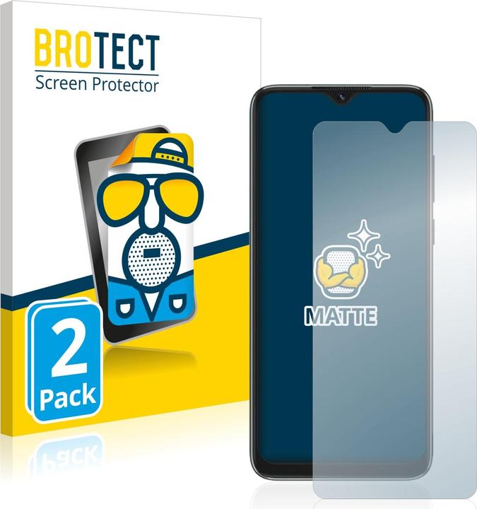 Actual product image BROTECT Anti-glare screen protector matt (2 Piece, Blackview A55)