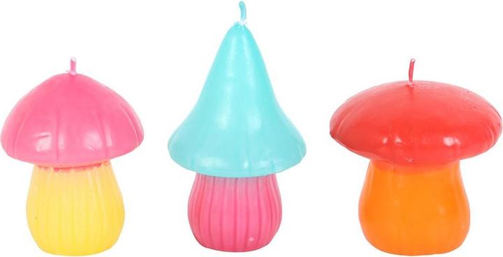 Produktbild Something Different Kerzen Funky Fungi Pilz 3erPack (3 Stk.)