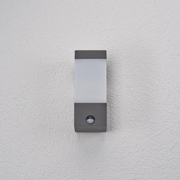 Produktbild Lucande Aussenwandleuchte Kiran mit Bewegungsmelder (790 lm, E27, IP44)