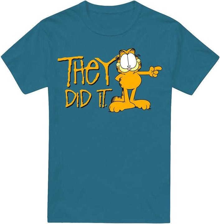 Garfield They Did It TShirt