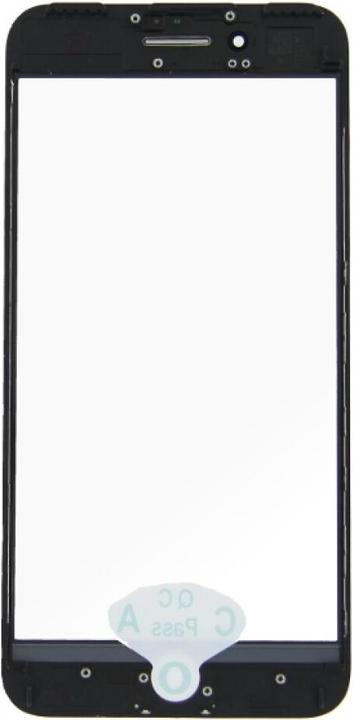 Produktbild OEM Touch Glas mit Rahmen und OCA für iPhone 7+ schwarz (iPhone 7 Plus)