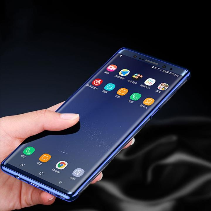 Produktbild König Design Handy Hülle Schutz Case für Samsung Galaxy Note 8 Durchsichtig Transparent Rot (Samsung Galaxy Note 8)