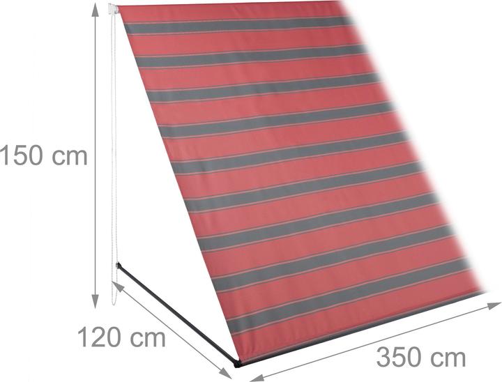 Produktbild Relaxdays Fallarmmarkise (3.50 m)