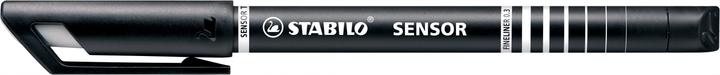 Image du produit STABILO SENSOR F Finliner avec taille-crayon à ressort (Noir, 1 x)