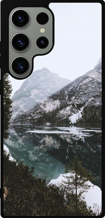 Immagine prodotto PhoneLook Coque Silicone rigide noir Inverno 22 montagna innevata e lago (Samsung Galaxy S23 Ultra)