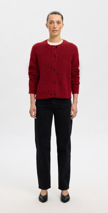 Actual product image Selected Femme Slflulu Ls Knit Short Cardigan Noos (L)