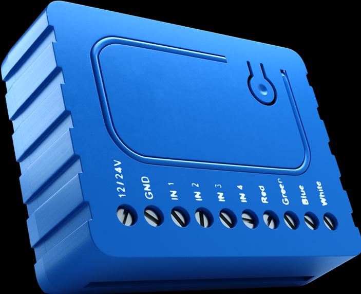 Actual product image Qubino RGBW Dimmer (Switch actuator, Dimming actuator)