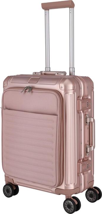 Actual product image Travelite NEXT trolley with front pocket () Rosé (41 l, Hand luggage (up to 50 litres))