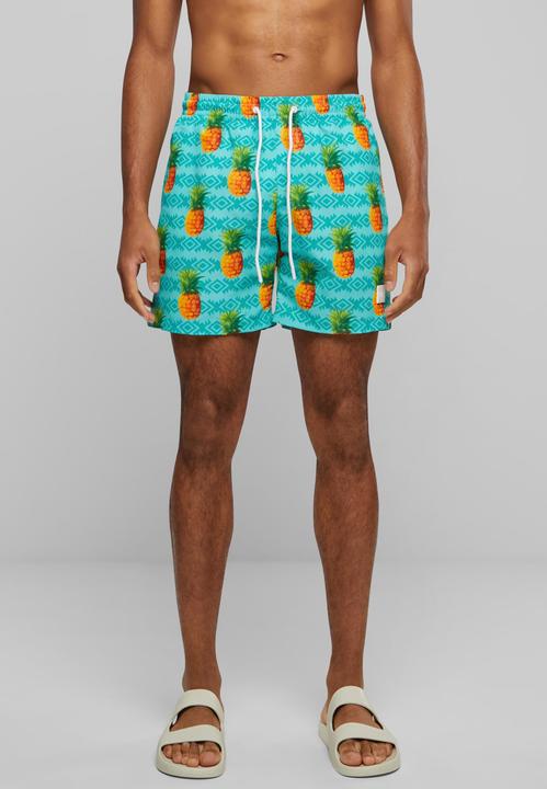 Actual product image Urban Classics Pattern Swim Shorts (M)