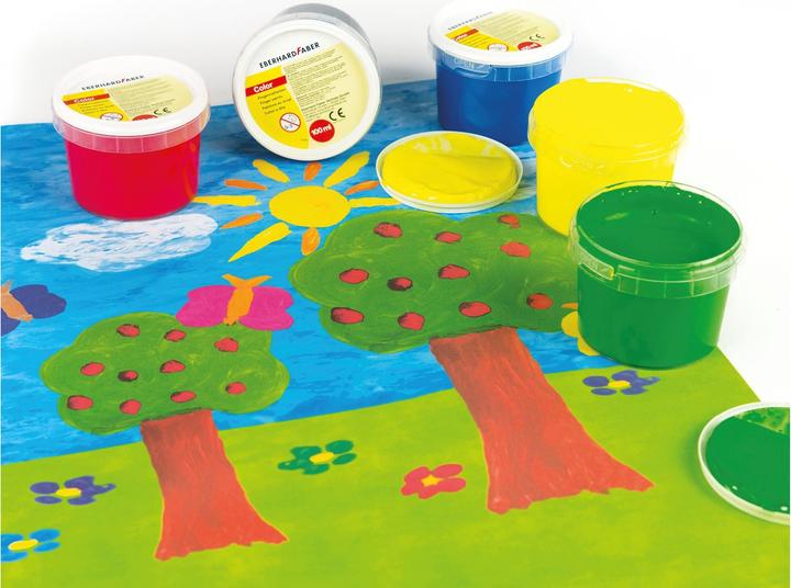 Actual product image EberhardFaber Finger paint 100 ml, set of 4 (Multicoloured, 400 ml)
