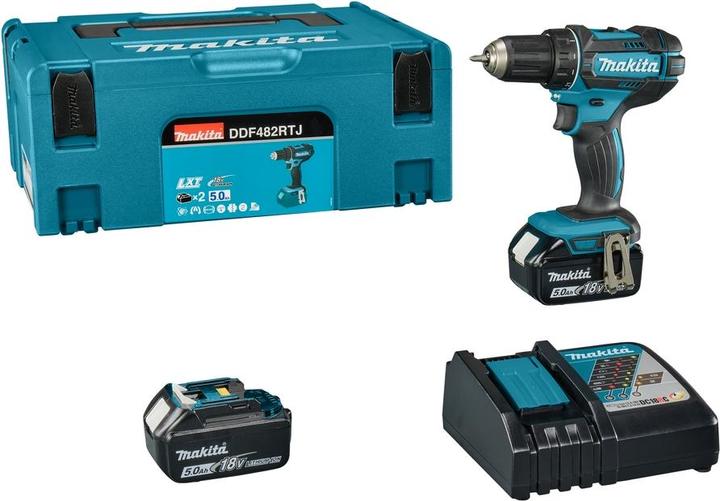 Immagine prodotto Makita DDF482RTJ 18V con due batterie (Batteria ricaricabile)