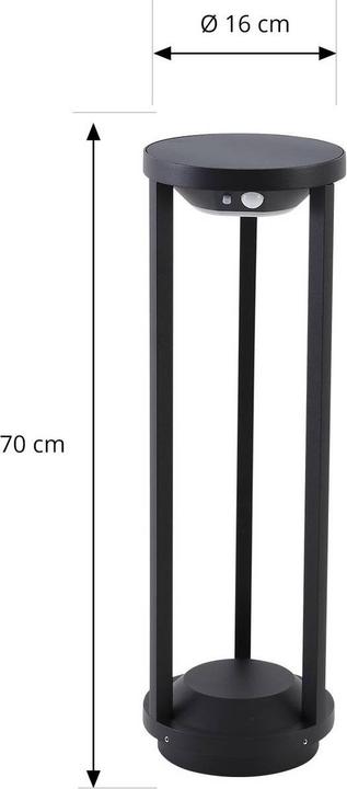 Actual product image Lucande Nilea (IP54)